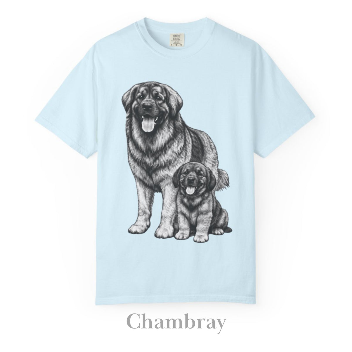 Leonberger, Illustrated Unisex T-Shirt | Exceptional Comfort