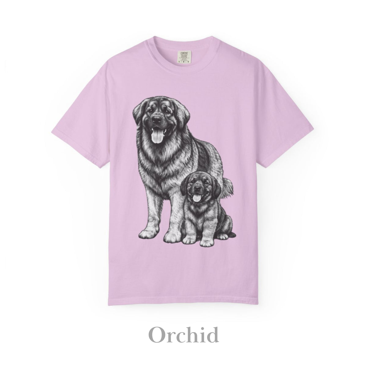 Leonberger, Illustrated Unisex T-Shirt | Exceptional Comfort