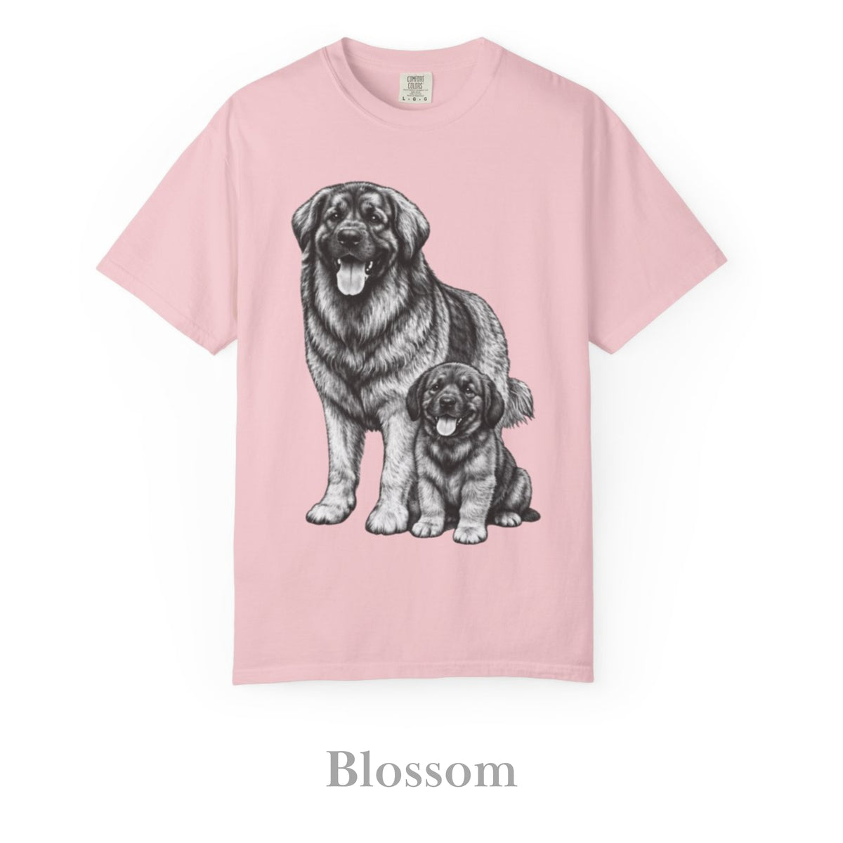 Leonberger, Illustrated Unisex T-Shirt | Exceptional Comfort