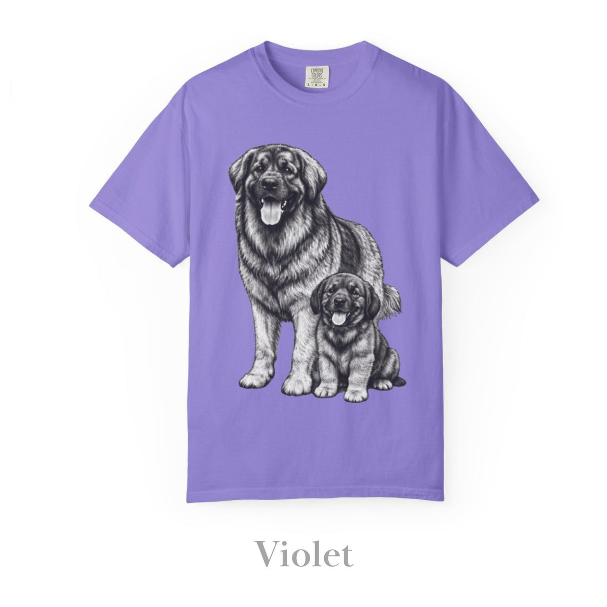 Leonberger, Illustrated Unisex T-Shirt | Exceptional Comfort