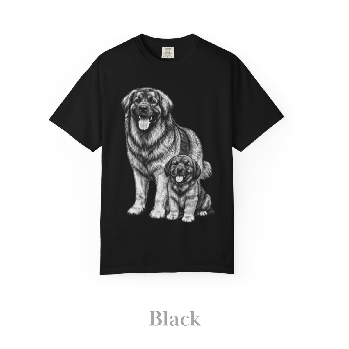 Leonberger, Illustrated Unisex T-Shirt | Exceptional Comfort
