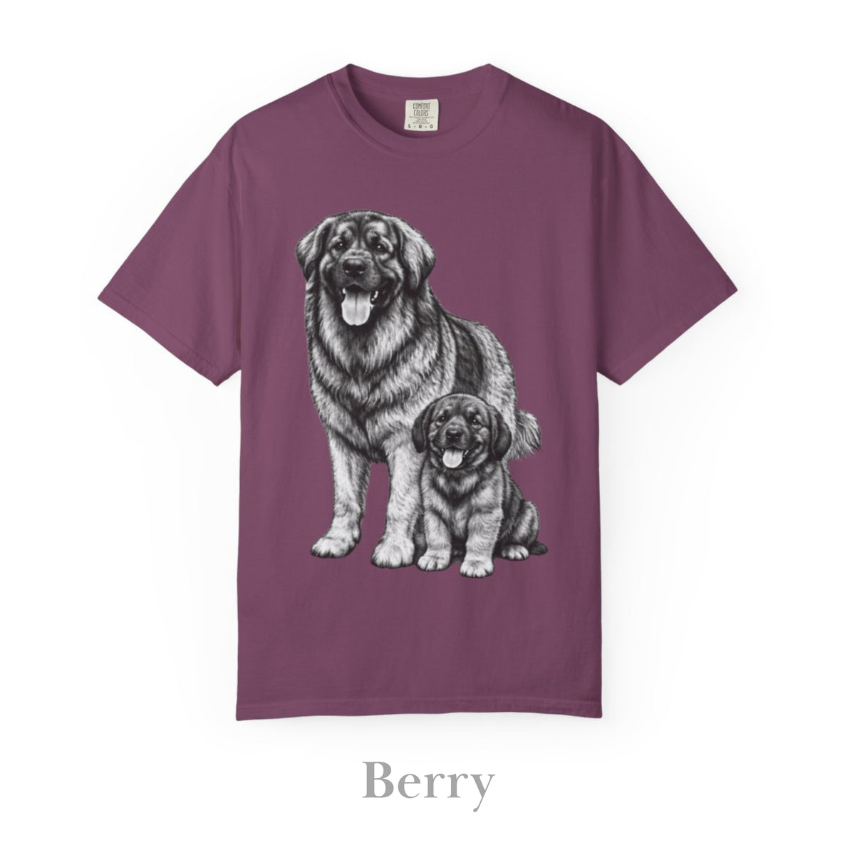 Leonberger, Illustrated Unisex T-Shirt | Exceptional Comfort