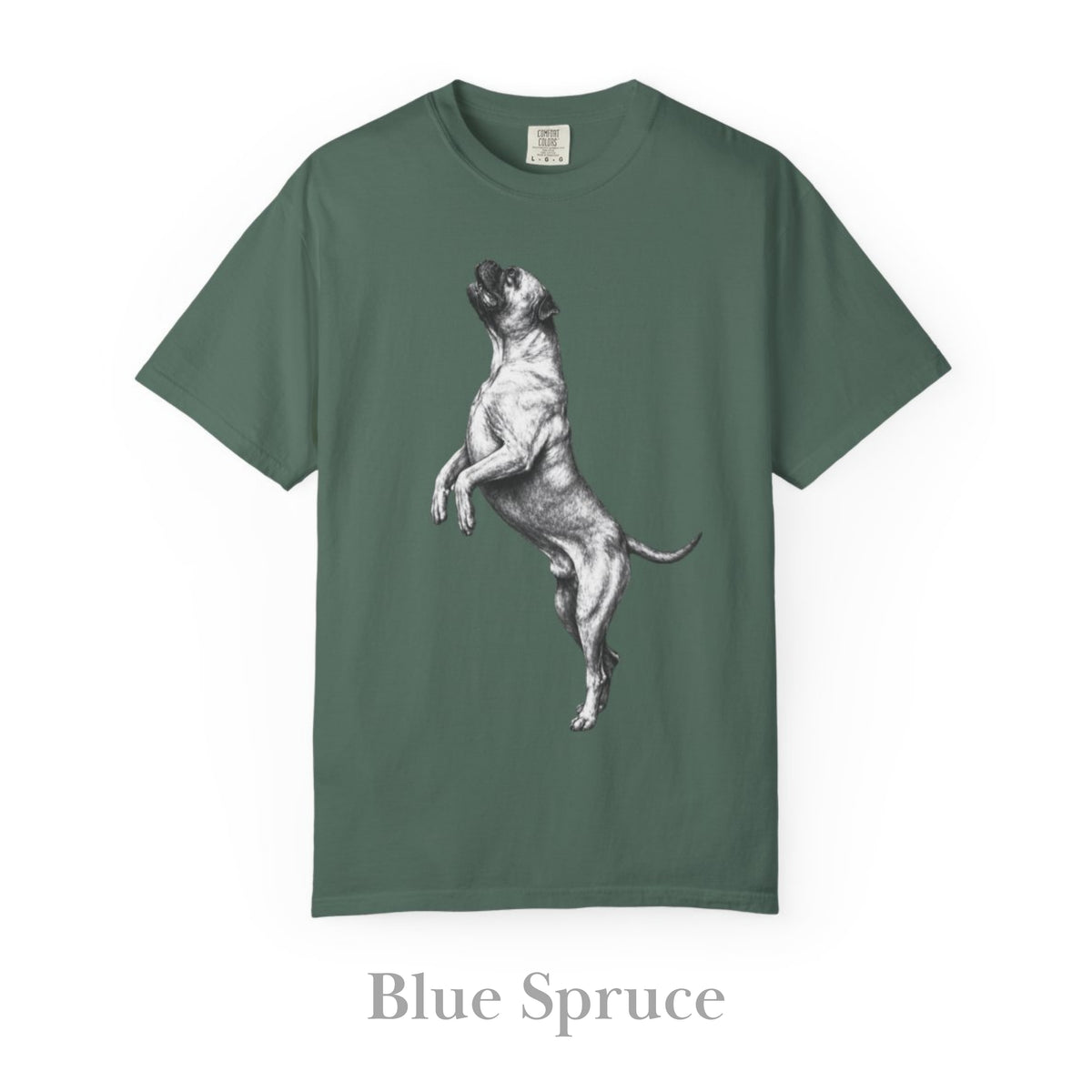 Bullmastiff, Illustrated Unisex T-Shirt | Exceptional Comfort