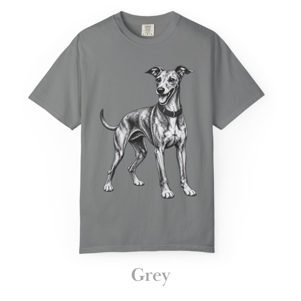 Greyhound, Illustrated Unisex T-Shirt | Exceptional Comfort