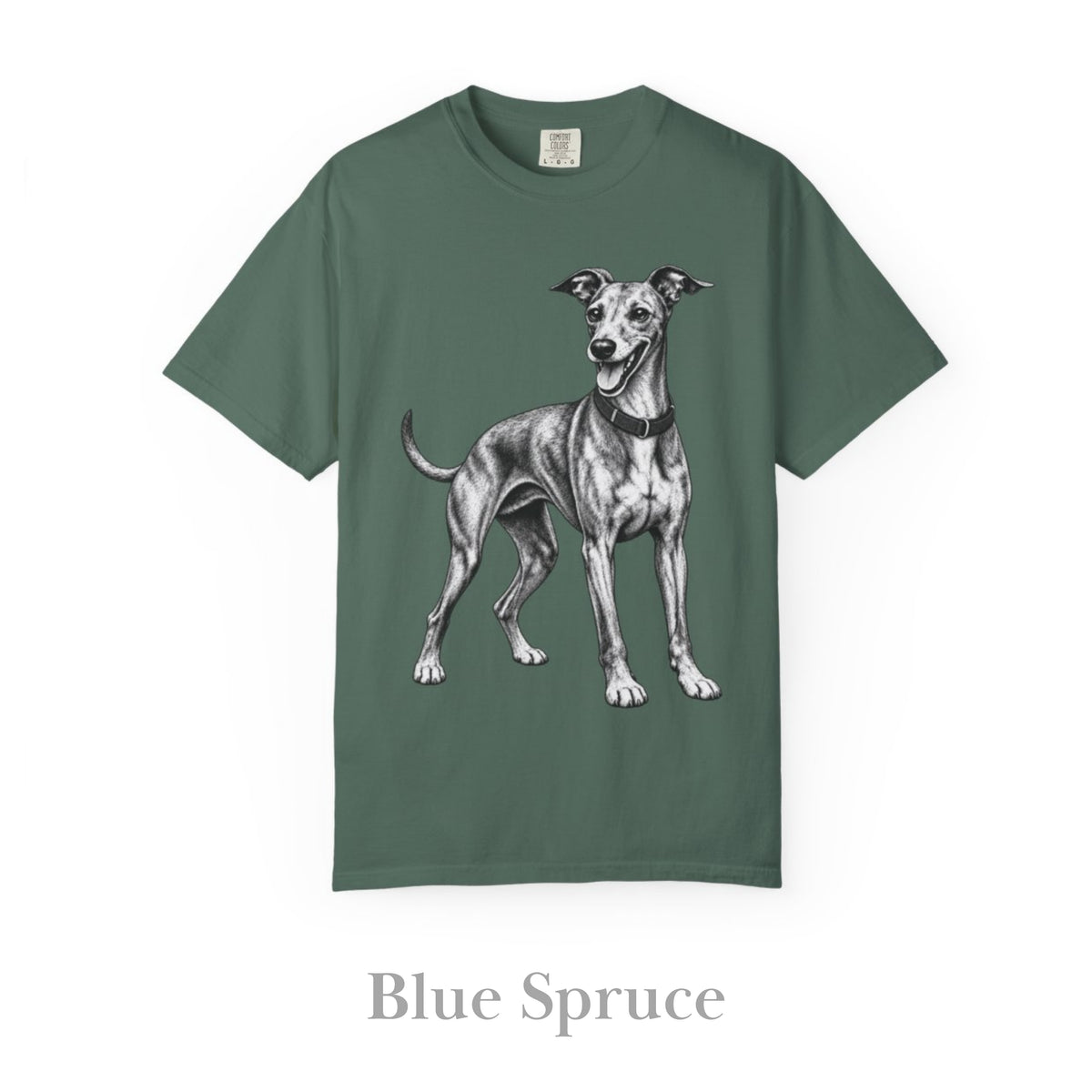 Greyhound, Illustrated Unisex T-Shirt | Exceptional Comfort