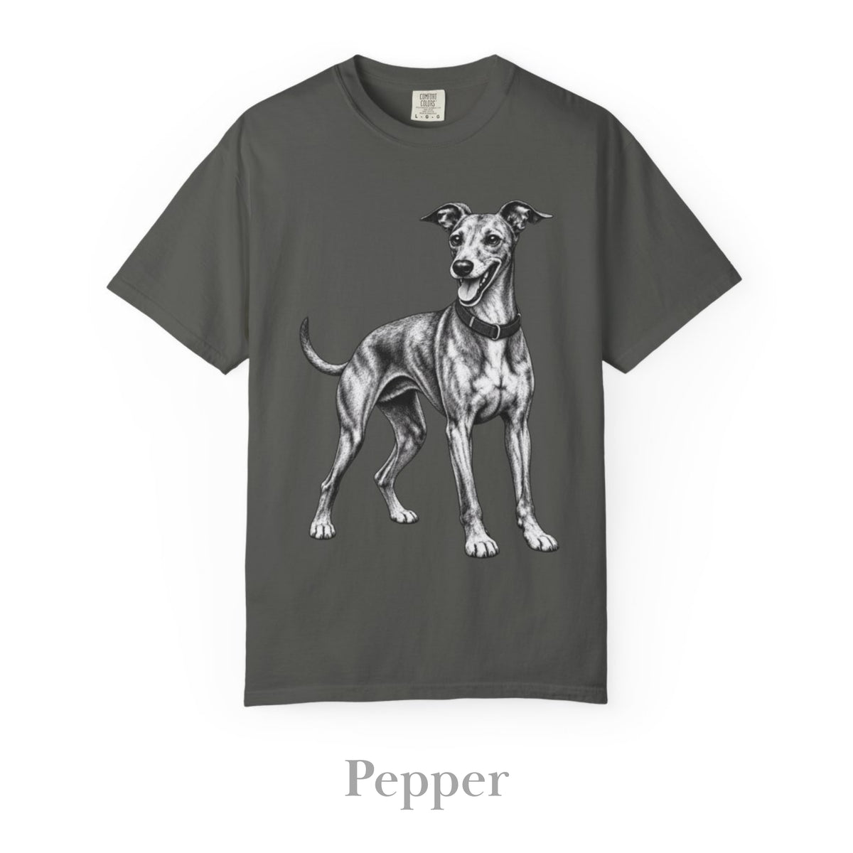 Greyhound, Illustrated Unisex T-Shirt | Exceptional Comfort