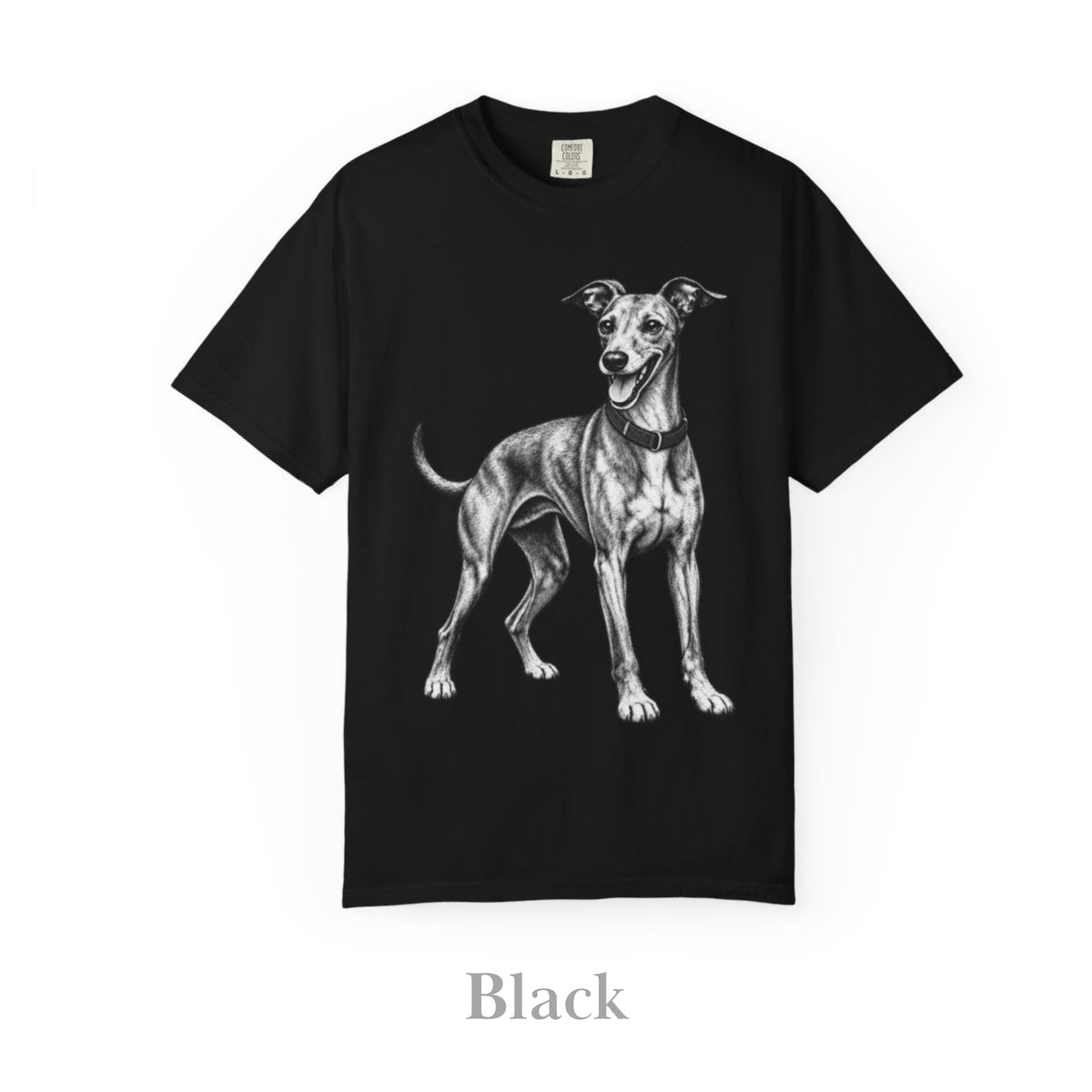 Greyhound, Illustrated Unisex T-Shirt | Exceptional Comfort