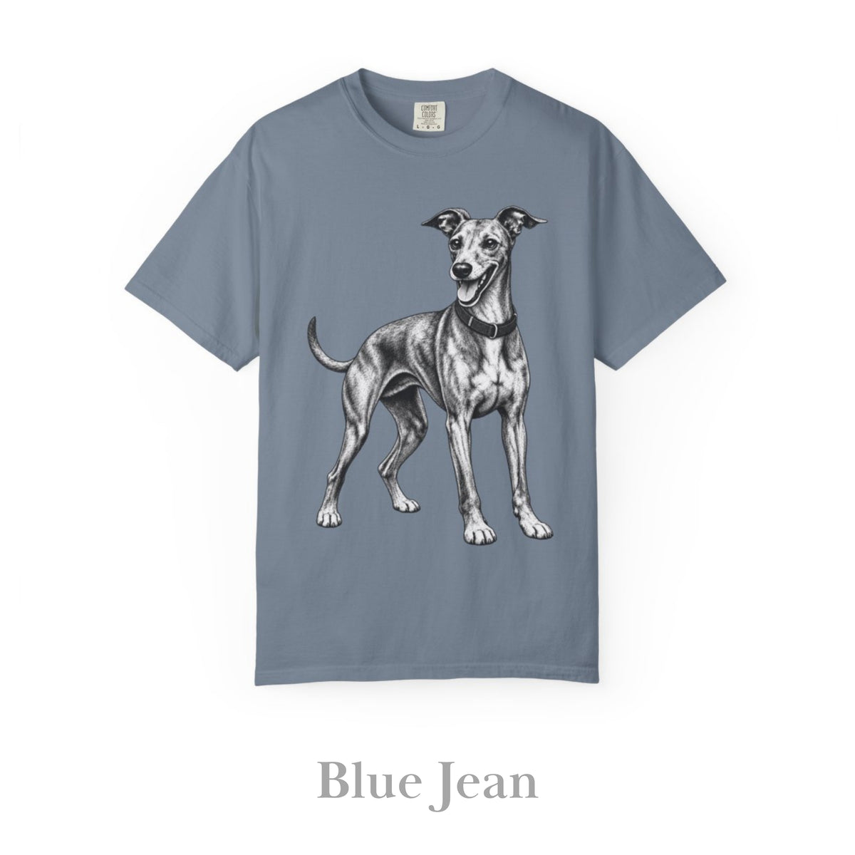 Greyhound, Illustrated Unisex T-Shirt | Exceptional Comfort