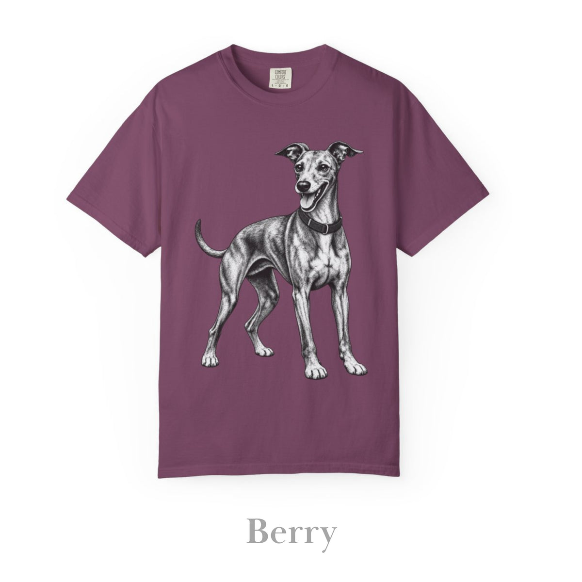 Greyhound, Illustrated Unisex T-Shirt | Exceptional Comfort