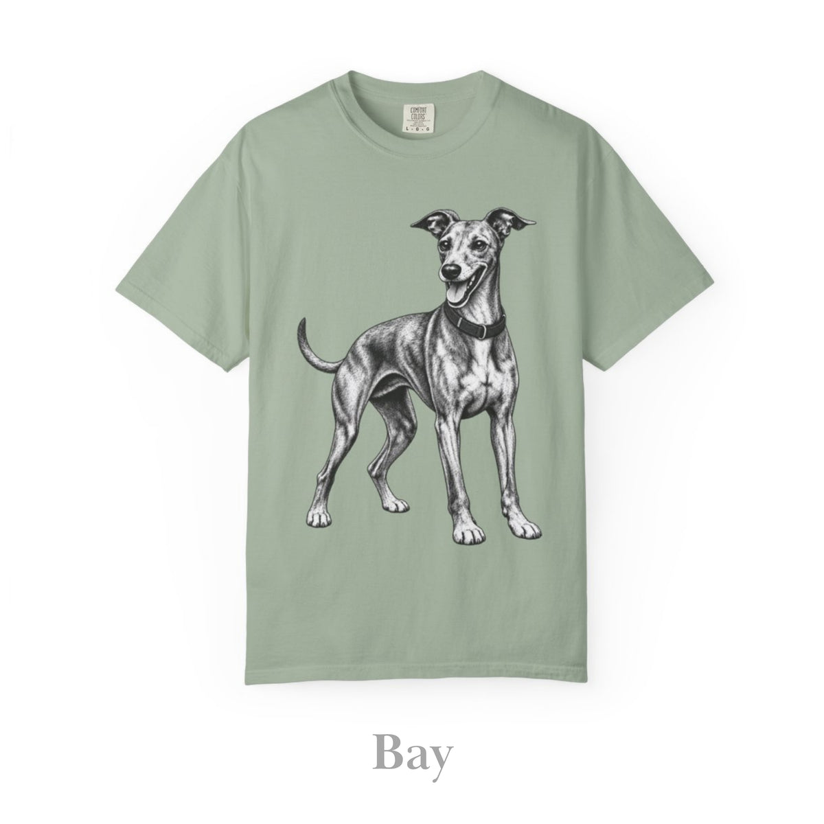 Greyhound, Illustrated Unisex T-Shirt | Exceptional Comfort