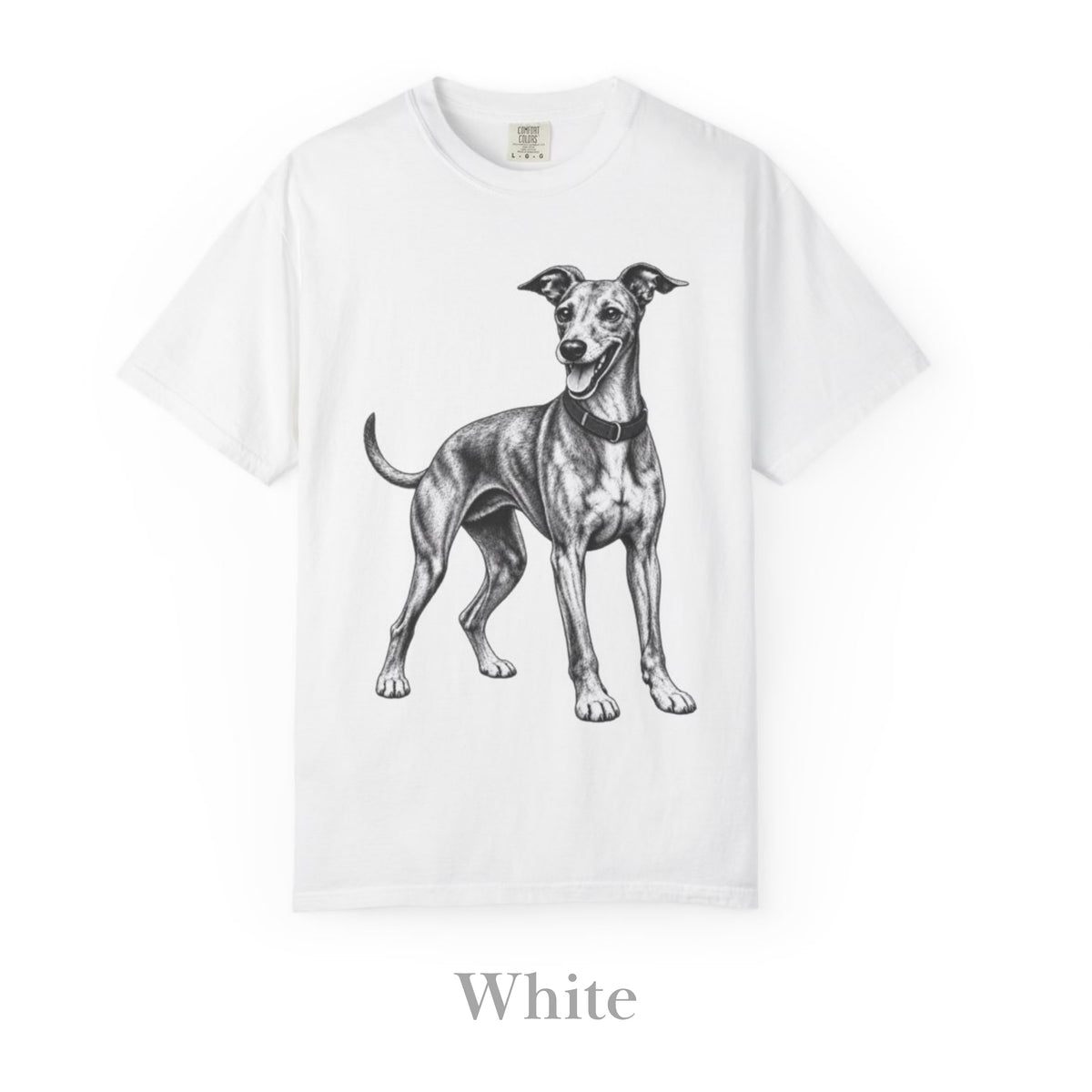 Greyhound, Illustrated Unisex T-Shirt | Exceptional Comfort