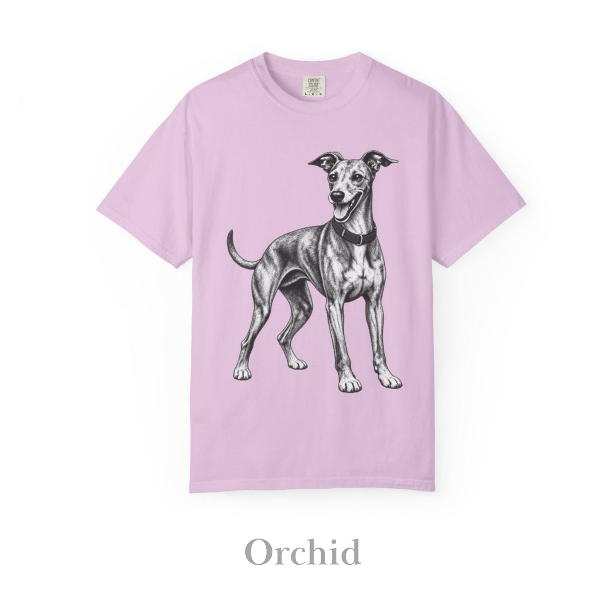 Greyhound, Illustrated Unisex T-Shirt | Exceptional Comfort