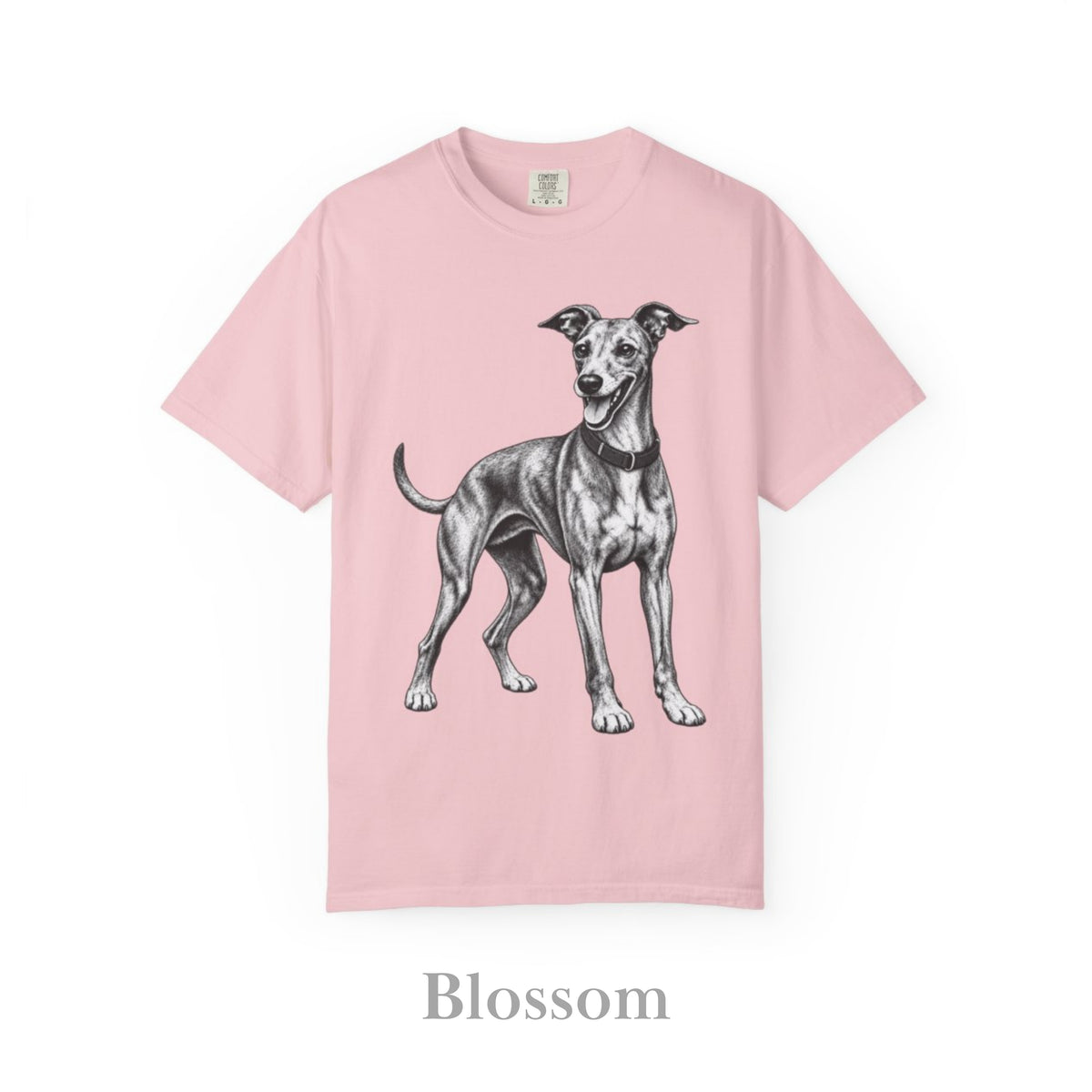 Greyhound, Illustrated Unisex T-Shirt | Exceptional Comfort