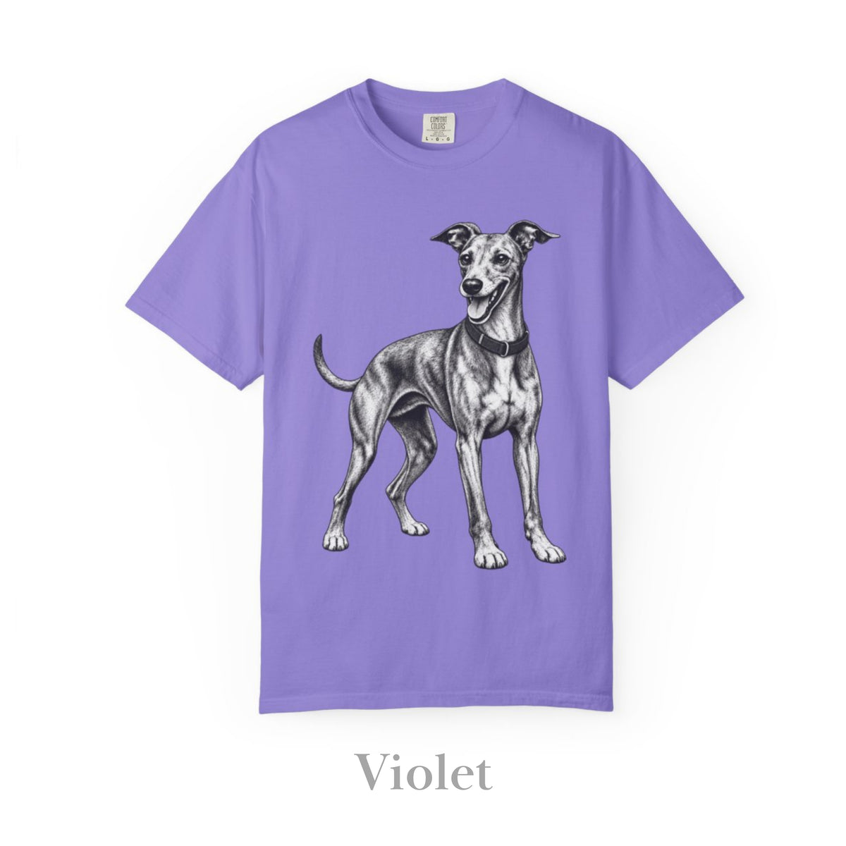 Greyhound, Illustrated Unisex T-Shirt | Exceptional Comfort
