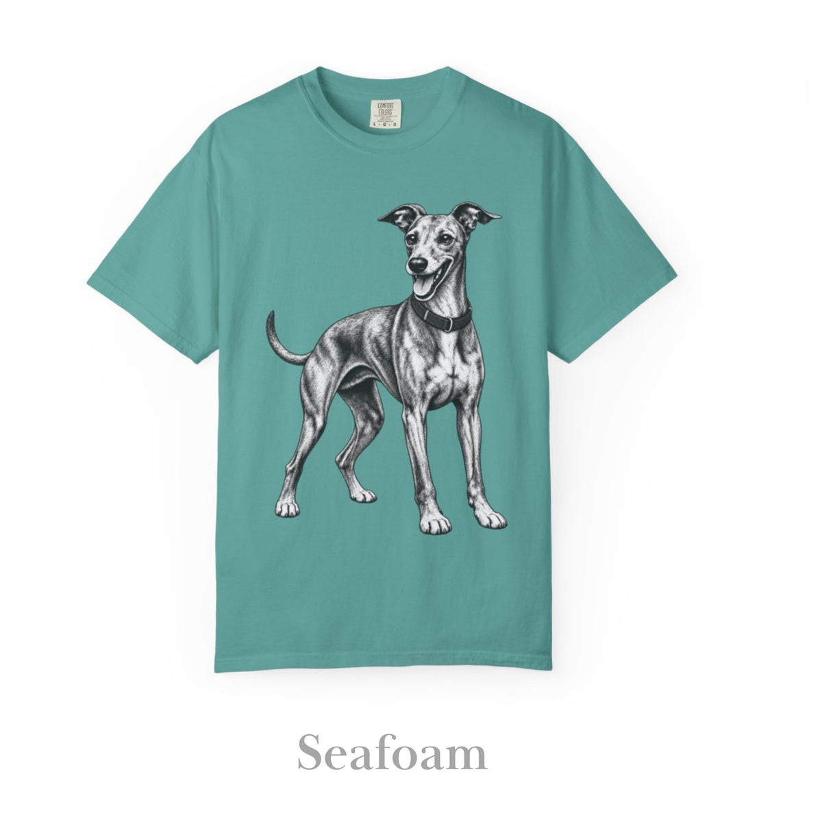 Greyhound, Illustrated Unisex T-Shirt | Exceptional Comfort