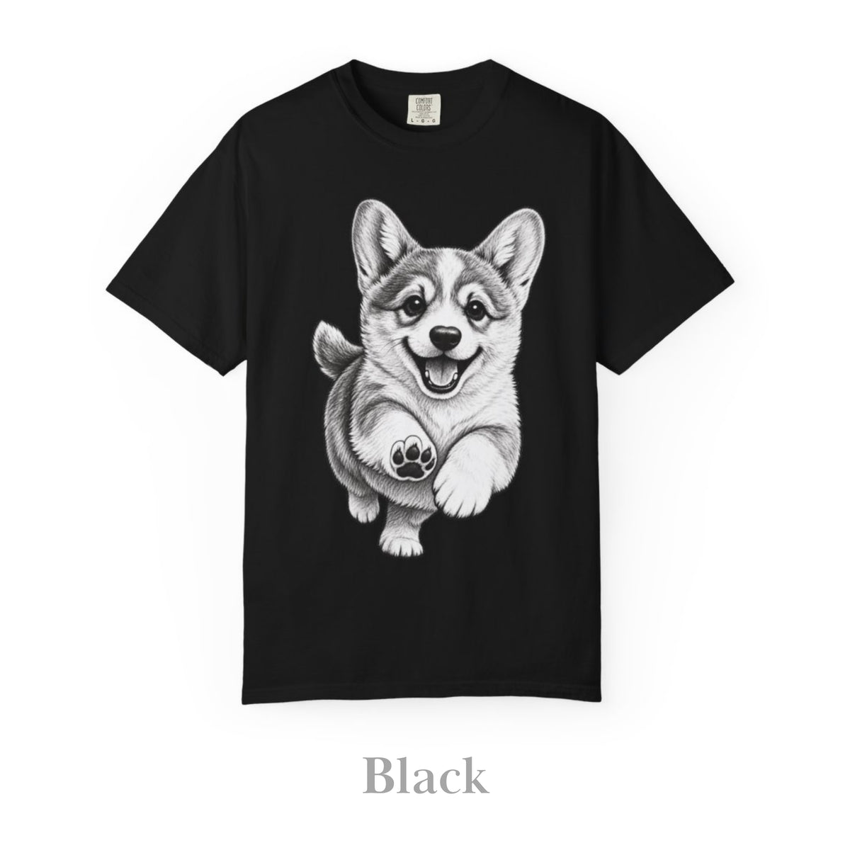 Corgi, Illustrated Unisex T-Shirt | Exceptional Comfort