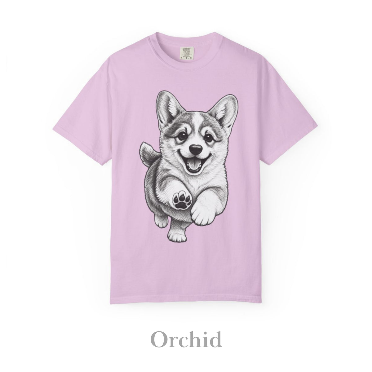 Corgi, Illustrated Unisex T-Shirt | Exceptional Comfort