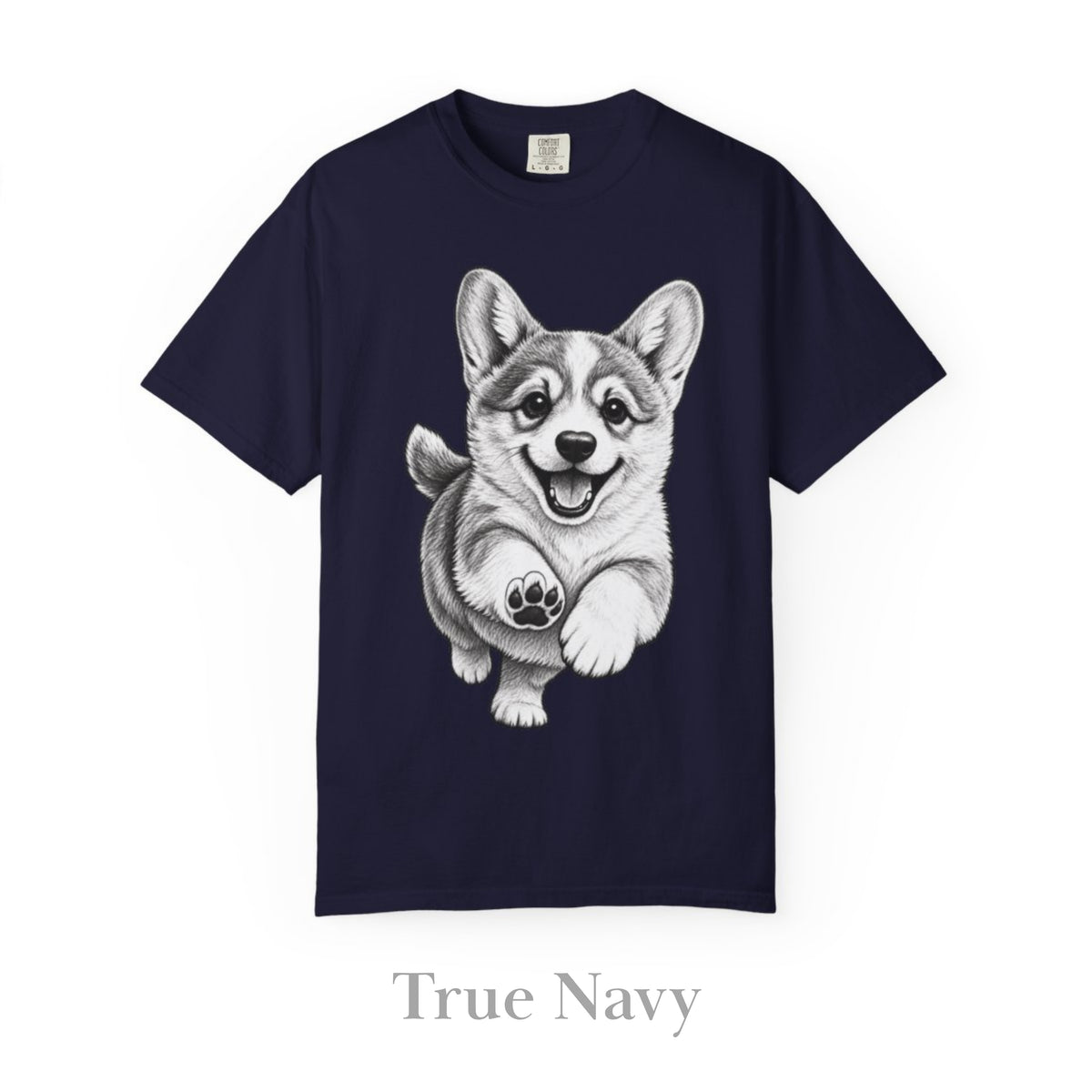 Corgi, Illustrated Unisex T-Shirt | Exceptional Comfort