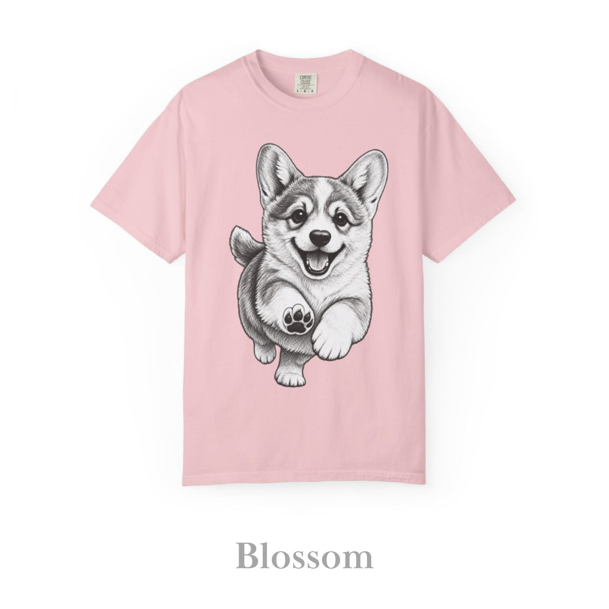 Corgi, Illustrated Unisex T-Shirt | Exceptional Comfort