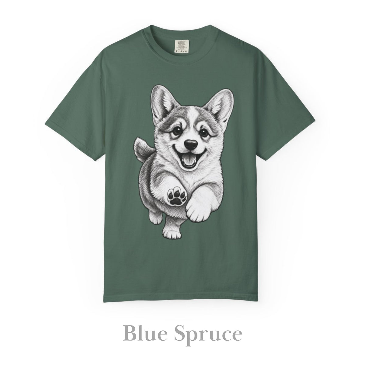 Corgi, Illustrated Unisex T-Shirt | Exceptional Comfort