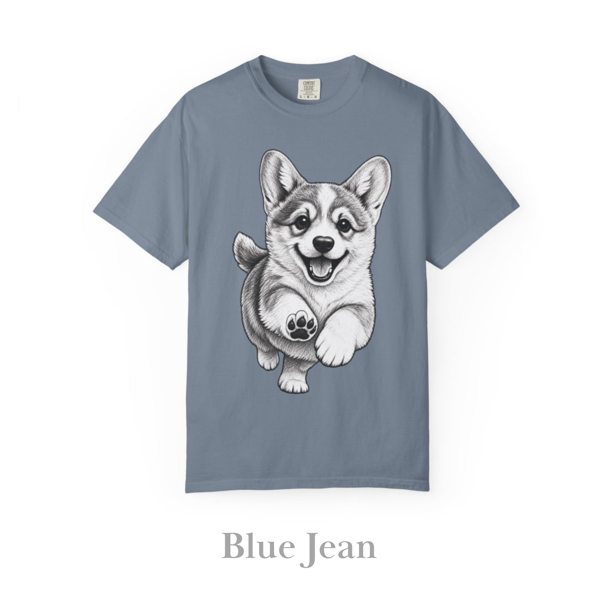 Corgi, Illustrated Unisex T-Shirt | Exceptional Comfort