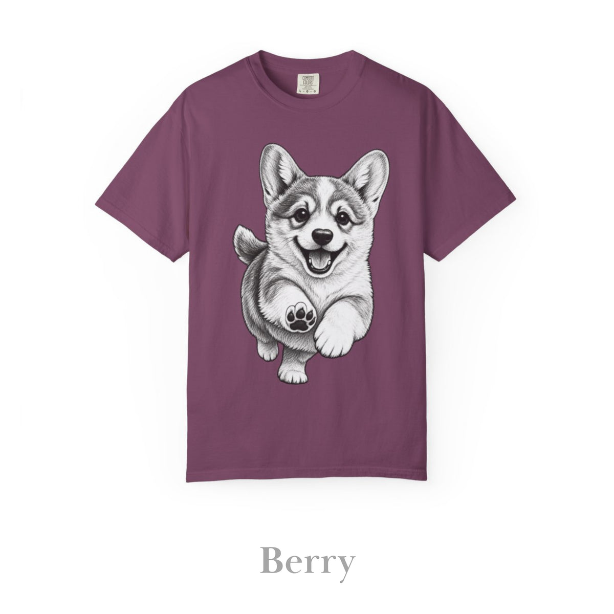Corgi, Illustrated Unisex T-Shirt | Exceptional Comfort