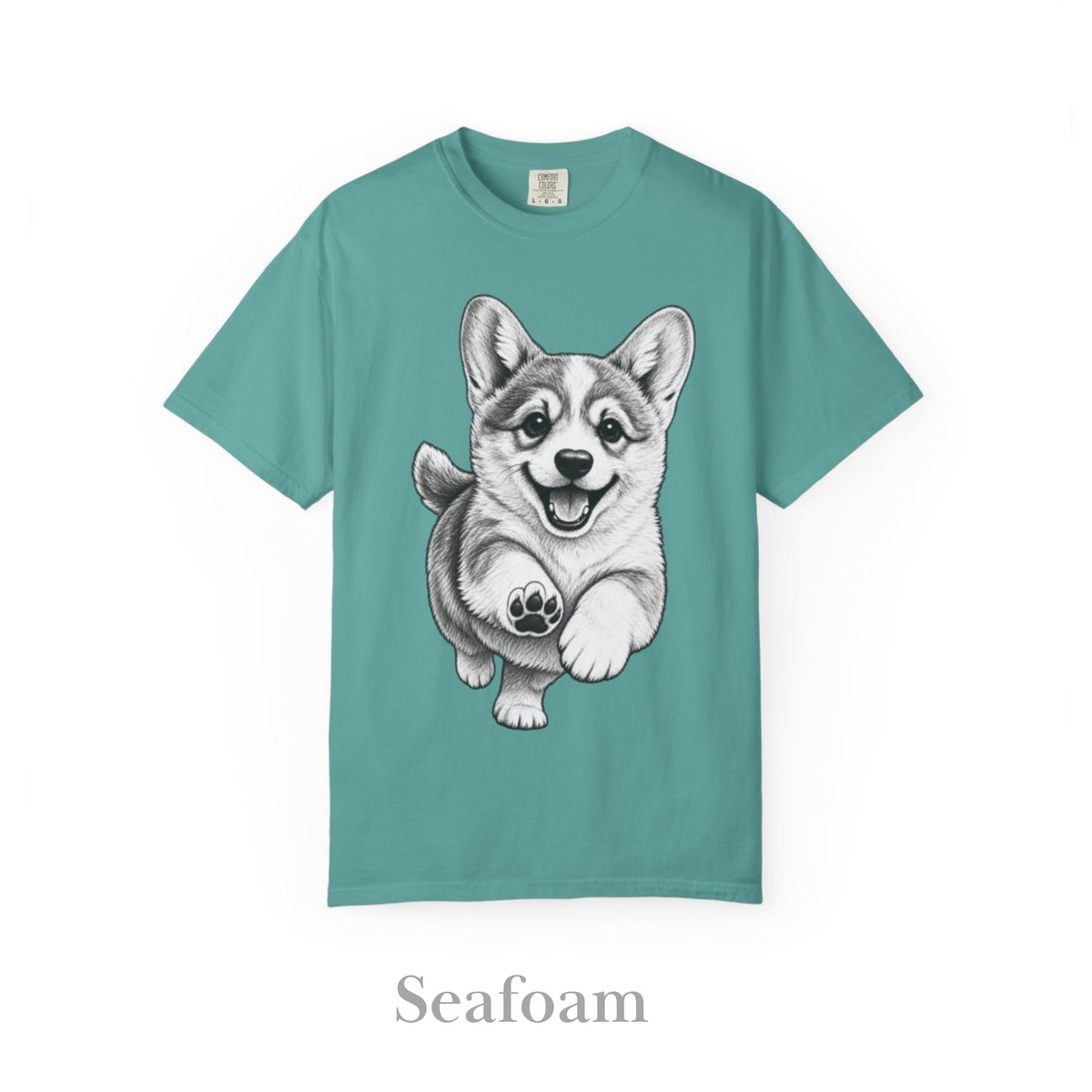 Corgi, Illustrated Unisex T-Shirt | Exceptional Comfort