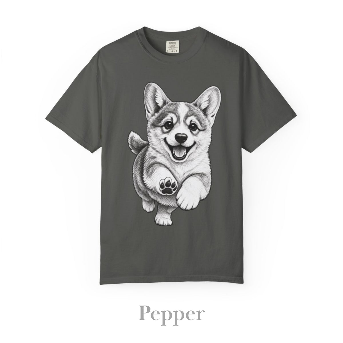 Corgi, Illustrated Unisex T-Shirt | Exceptional Comfort