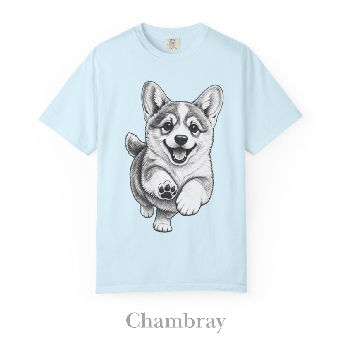 Corgi, Illustrated Unisex T-Shirt | Exceptional Comfort