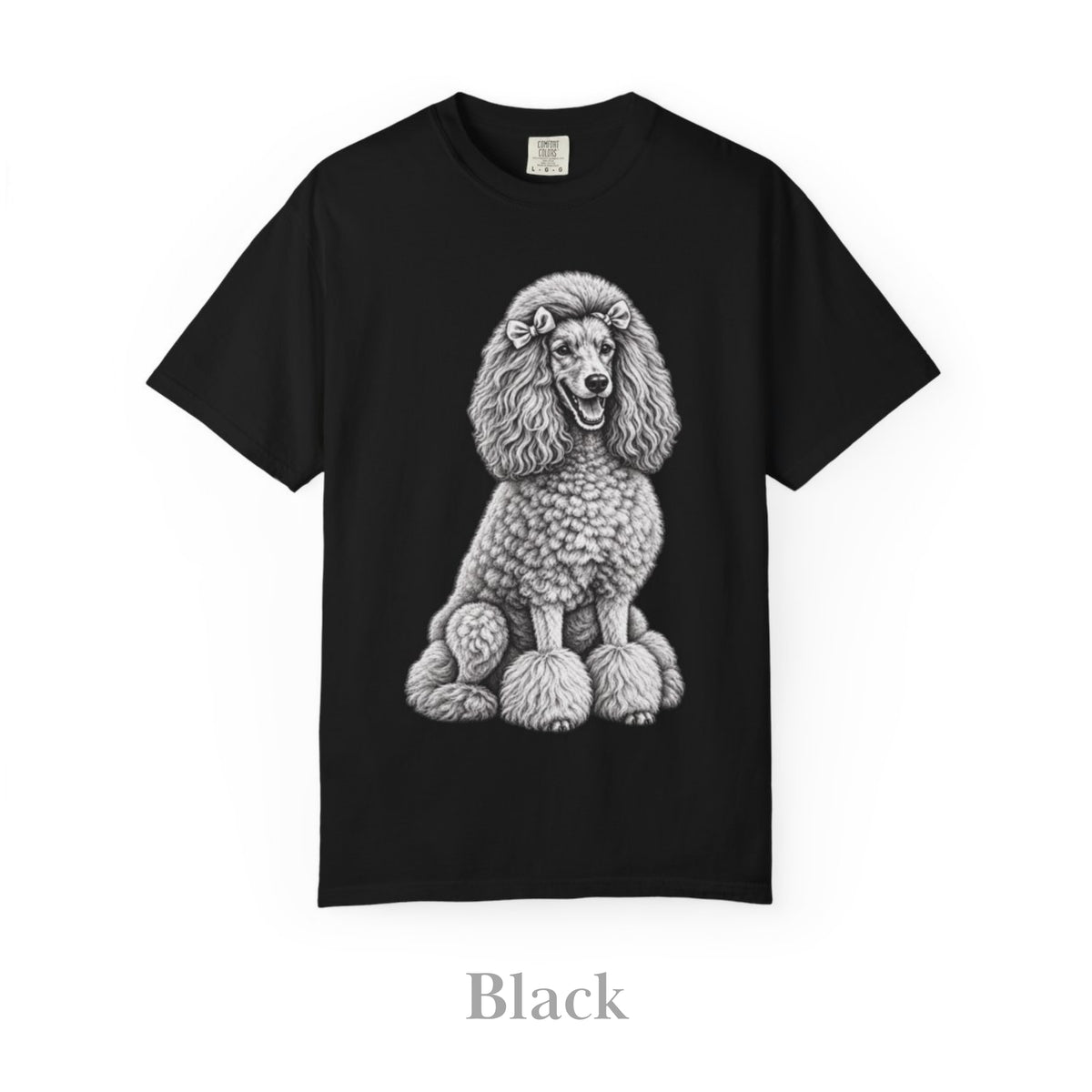 Poodle , Illustrated Unisex T-Shirt | Exceptional Comfort