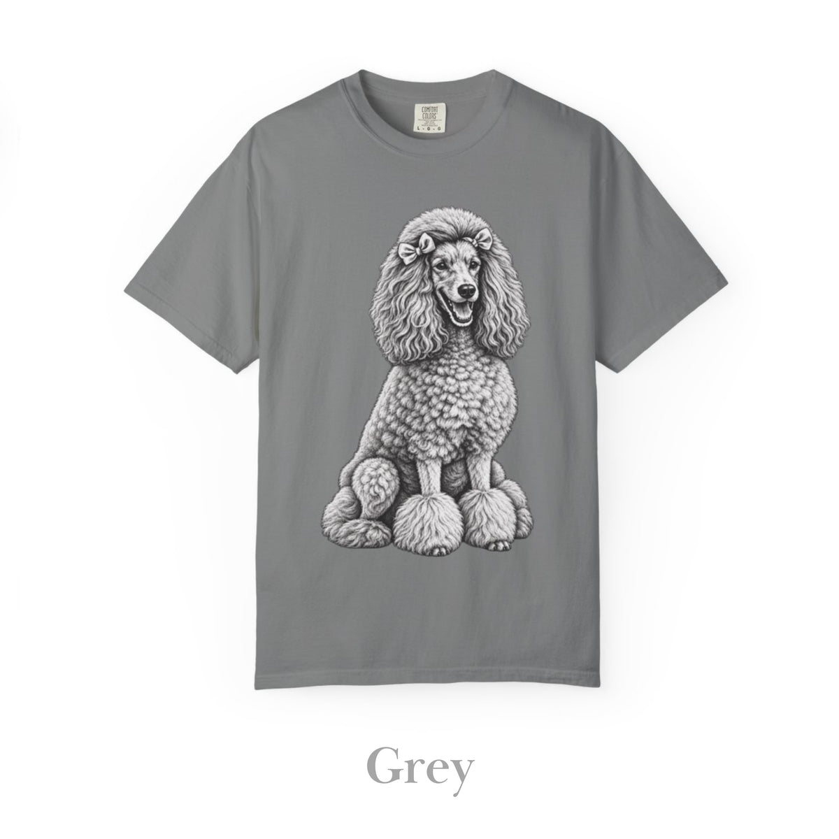 Poodle , Illustrated Unisex T-Shirt | Exceptional Comfort