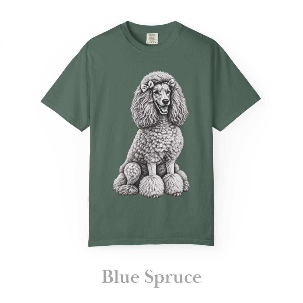 Poodle , Illustrated Unisex T-Shirt | Exceptional Comfort