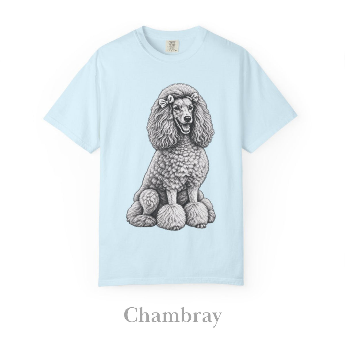 Poodle , Illustrated Unisex T-Shirt | Exceptional Comfort