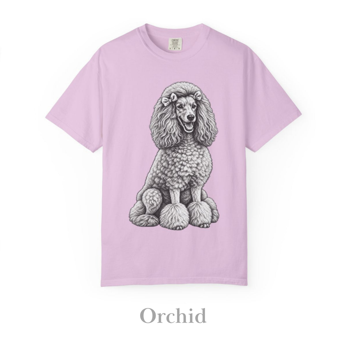 Poodle , Illustrated Unisex T-Shirt | Exceptional Comfort