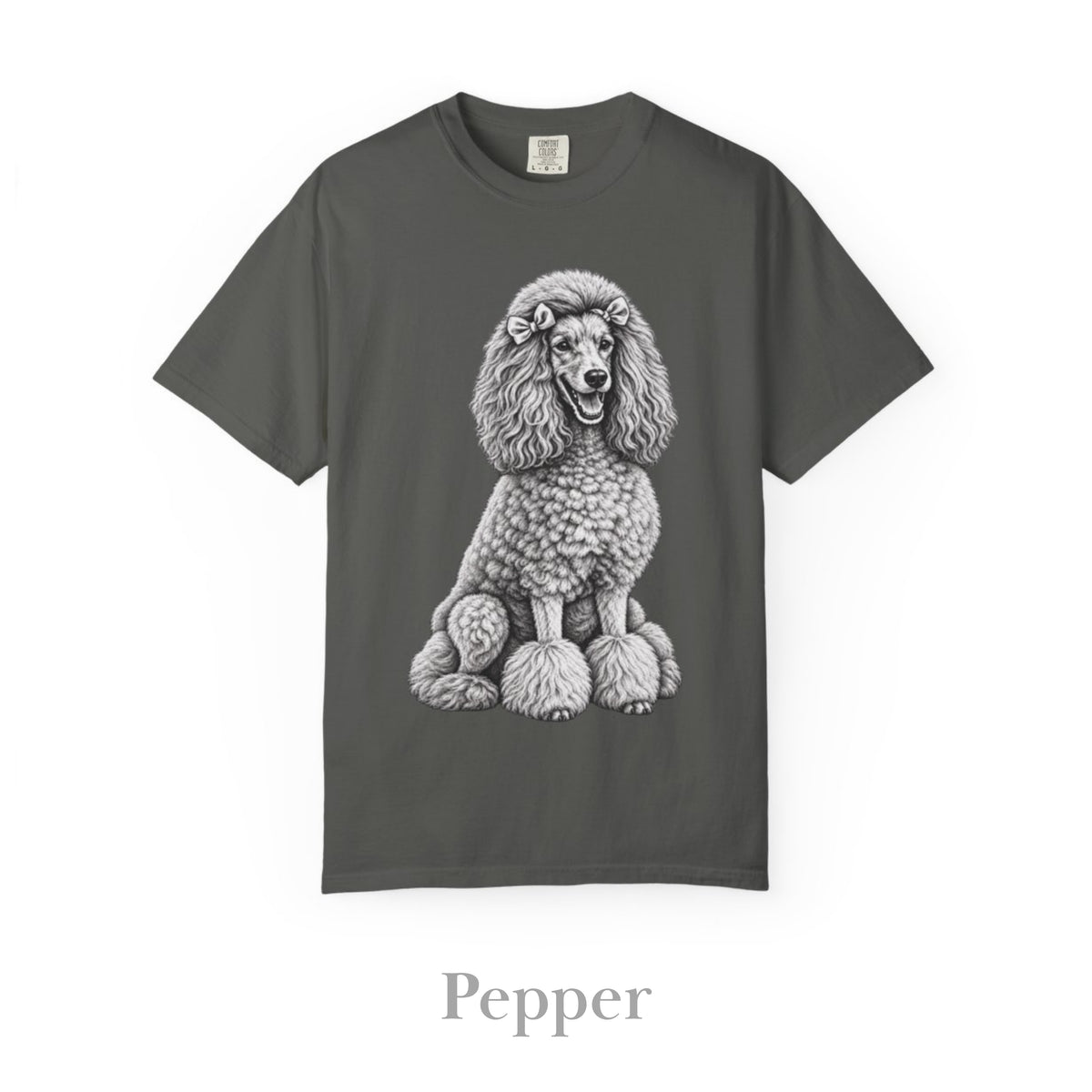 Poodle , Illustrated Unisex T-Shirt | Exceptional Comfort
