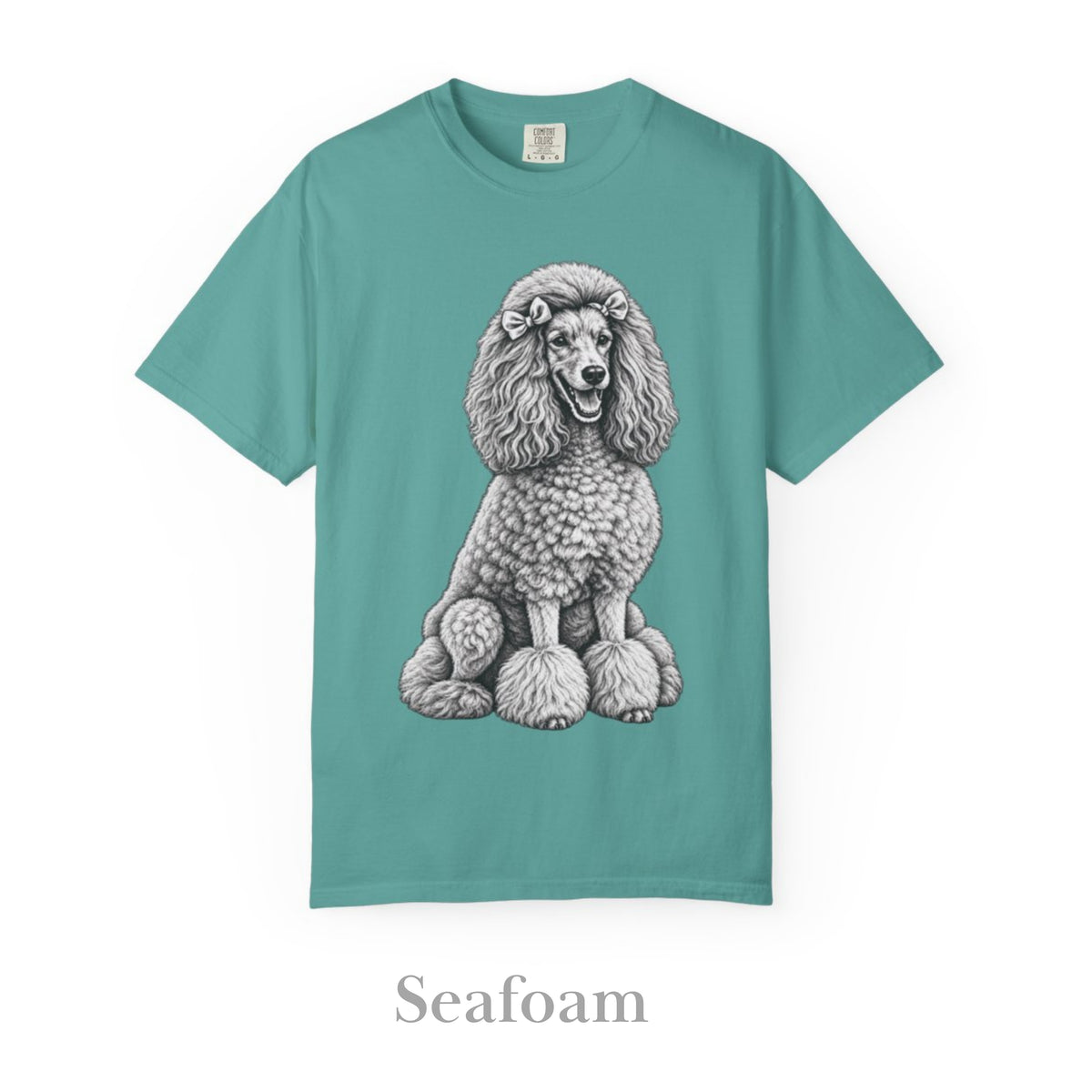 Poodle , Illustrated Unisex T-Shirt | Exceptional Comfort