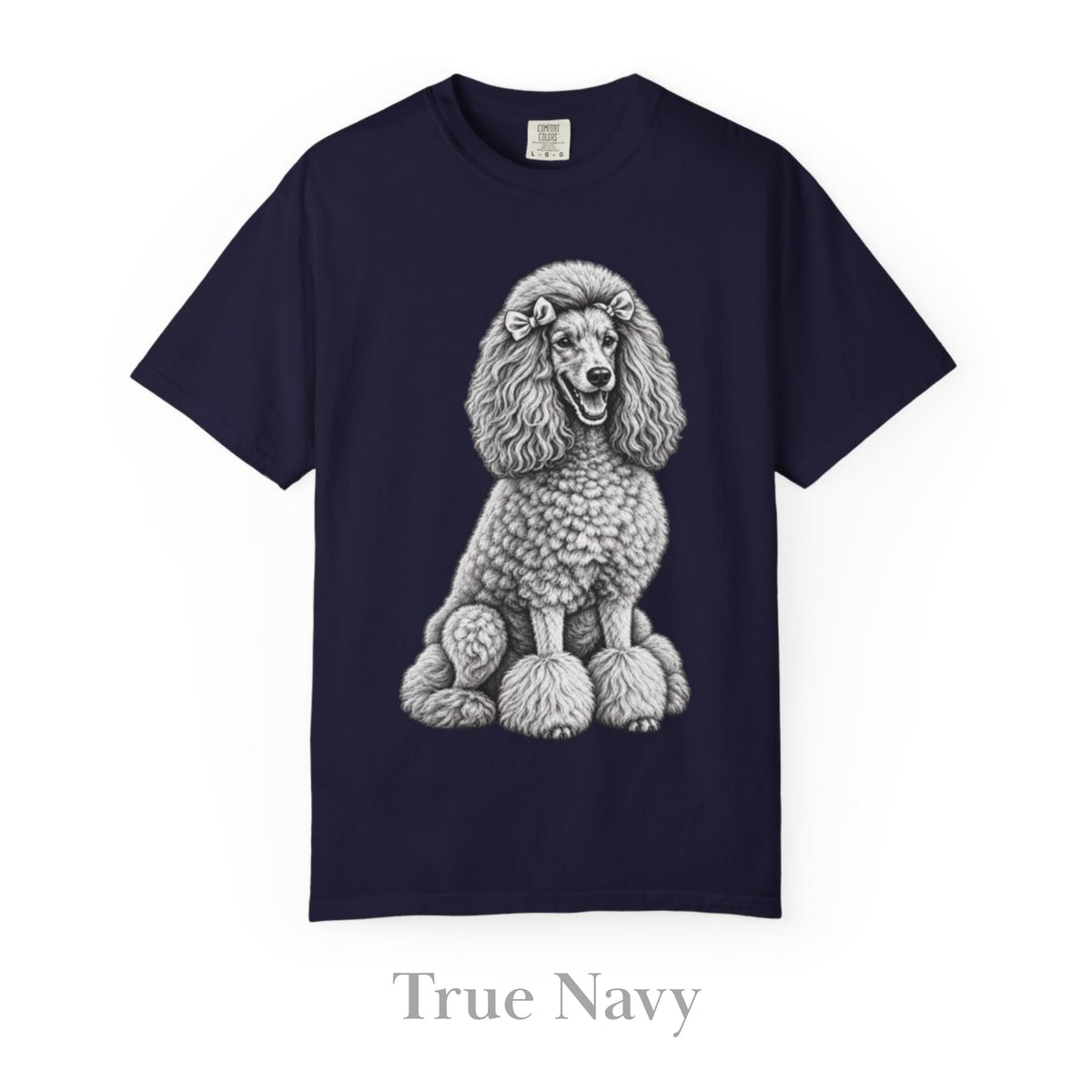 Poodle , Illustrated Unisex T-Shirt | Exceptional Comfort