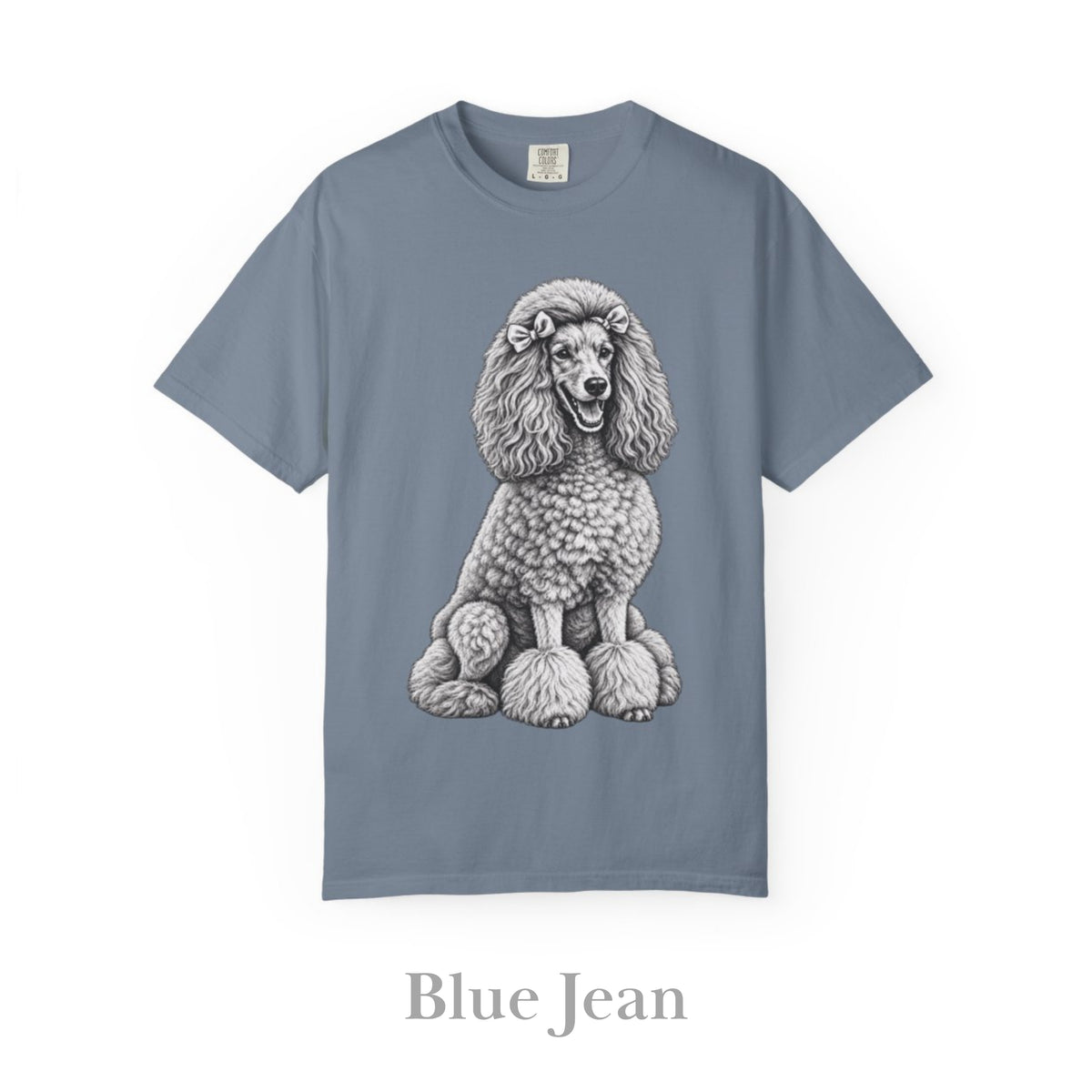 Poodle , Illustrated Unisex T-Shirt | Exceptional Comfort