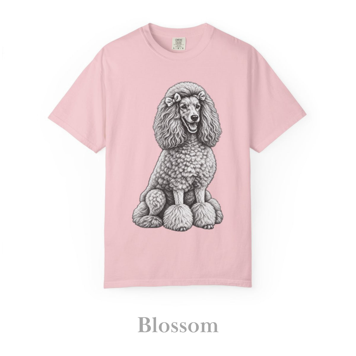 Poodle , Illustrated Unisex T-Shirt | Exceptional Comfort