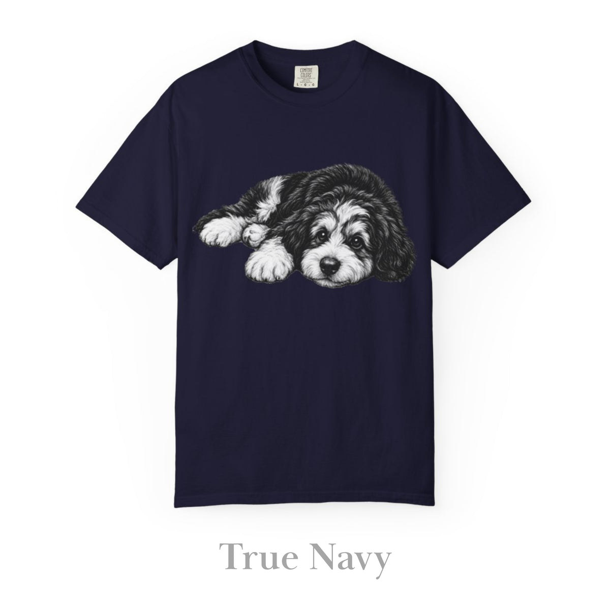 Bernedoodle, Illustrated Unisex T-Shirt | Exceptional Comfort