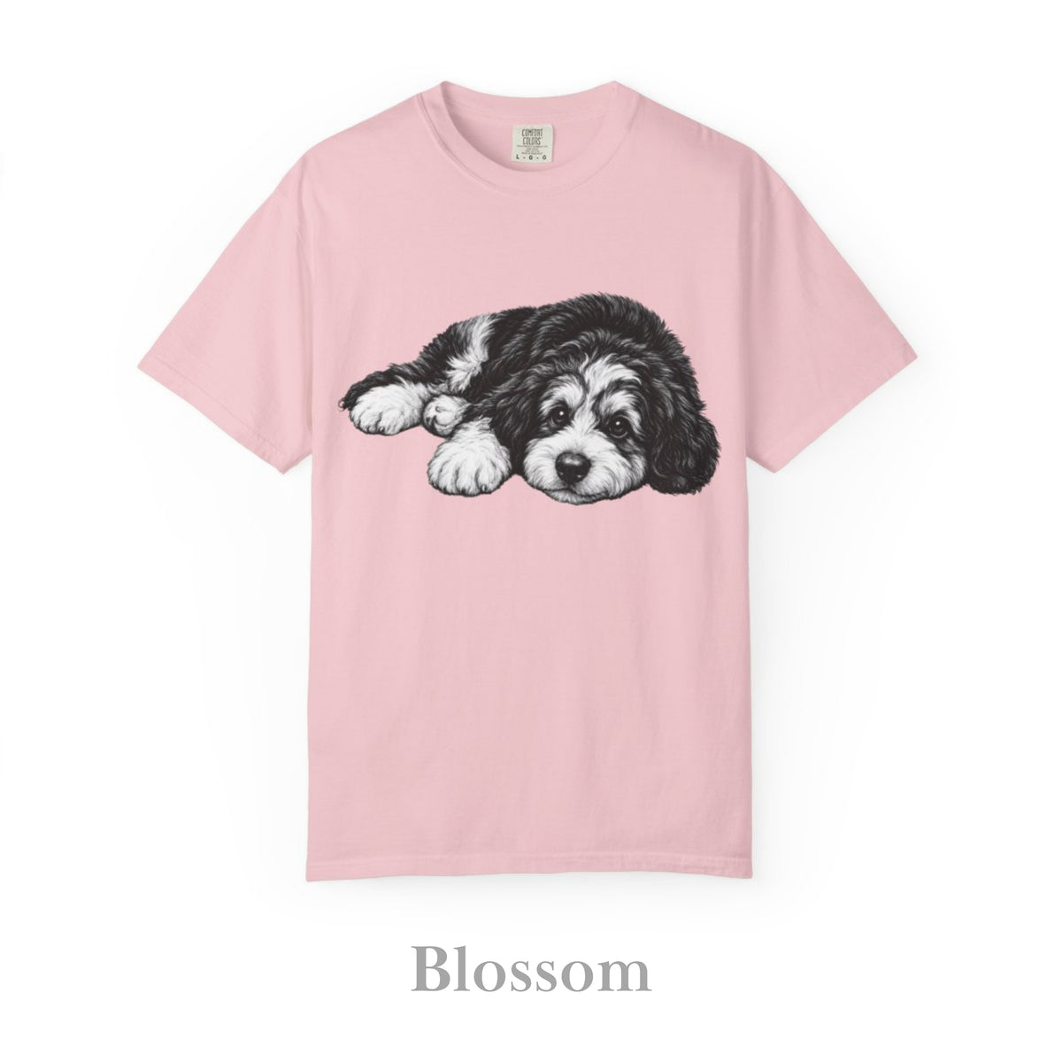 Bernedoodle, Illustrated Unisex T-Shirt | Exceptional Comfort