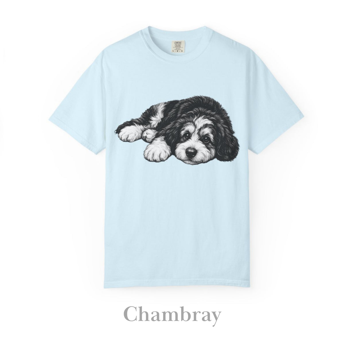Bernedoodle, Illustrated Unisex T-Shirt | Exceptional Comfort