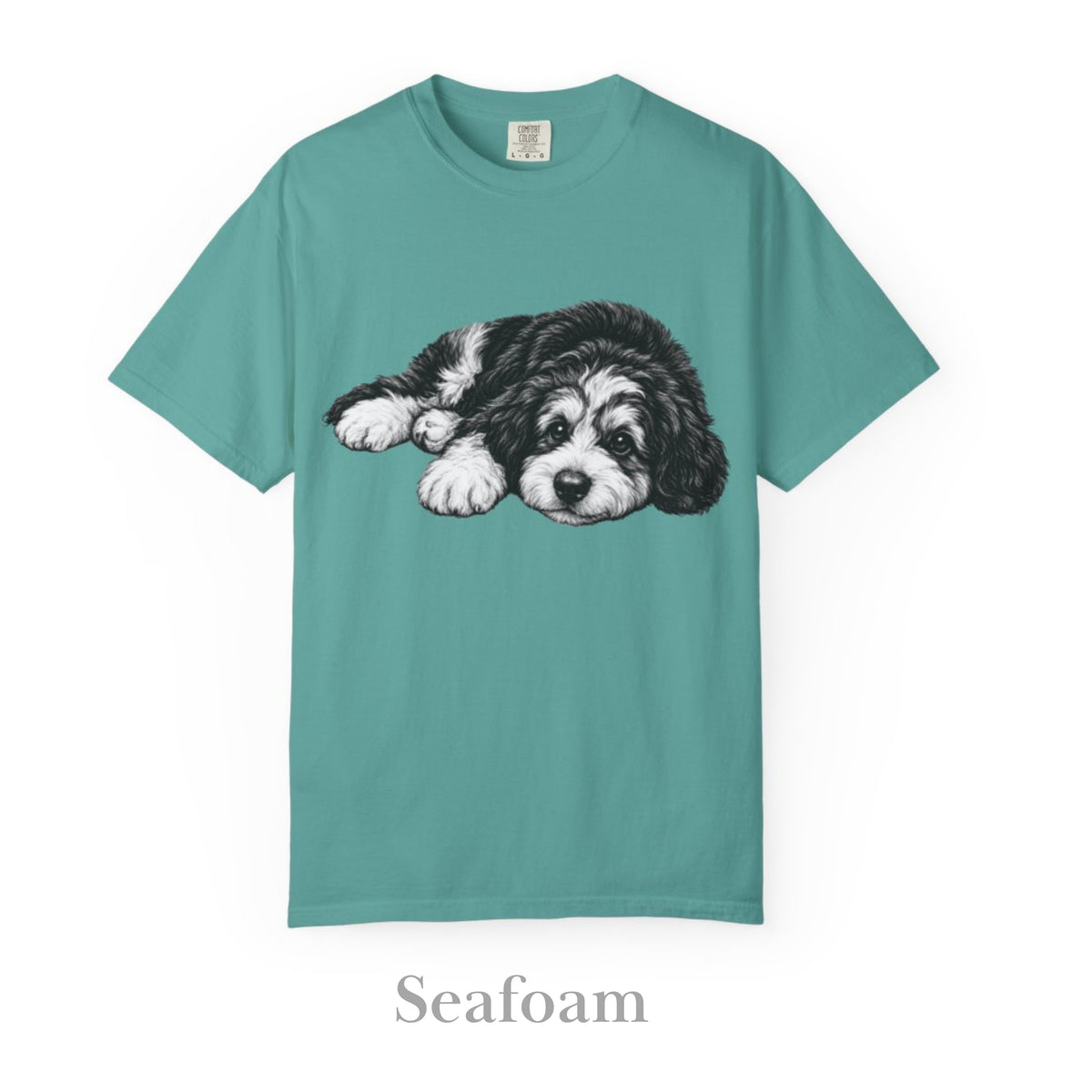 Bernedoodle, Illustrated Unisex T-Shirt | Exceptional Comfort