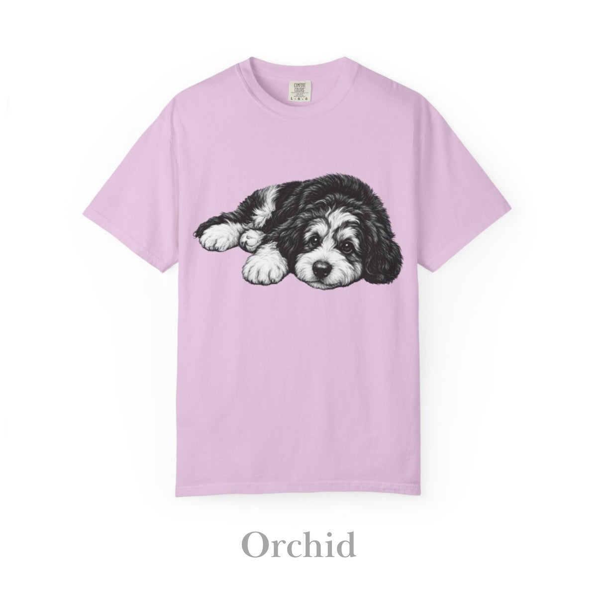 Bernedoodle, Illustrated Unisex T-Shirt | Exceptional Comfort