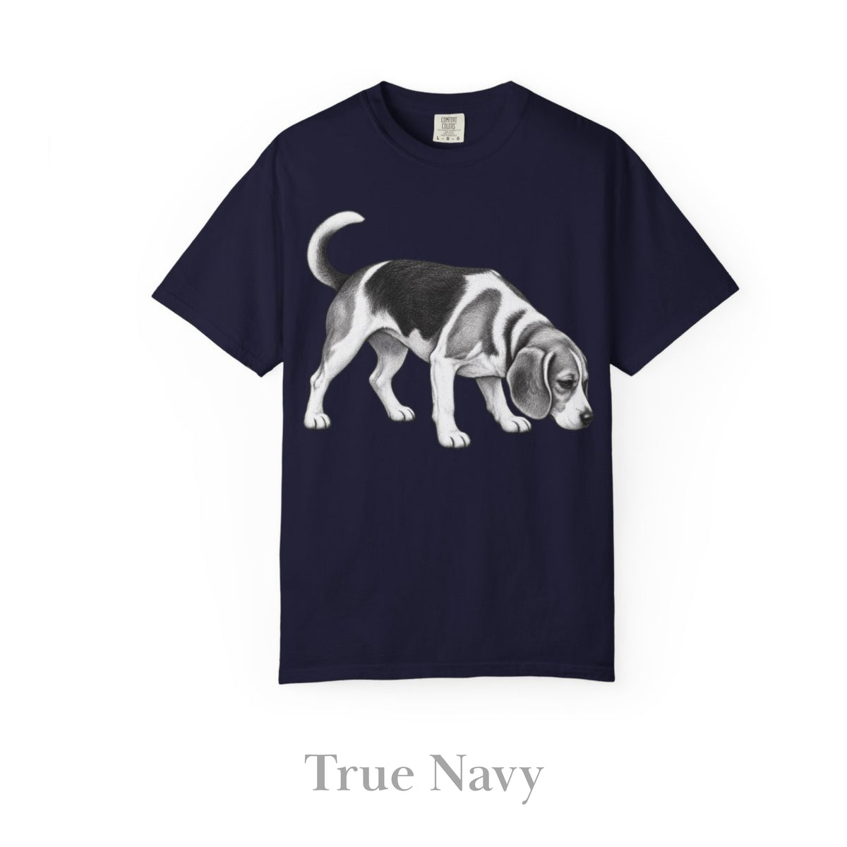 Beagle, Illustrated Unisex T-Shirt | Exceptional Comfort
