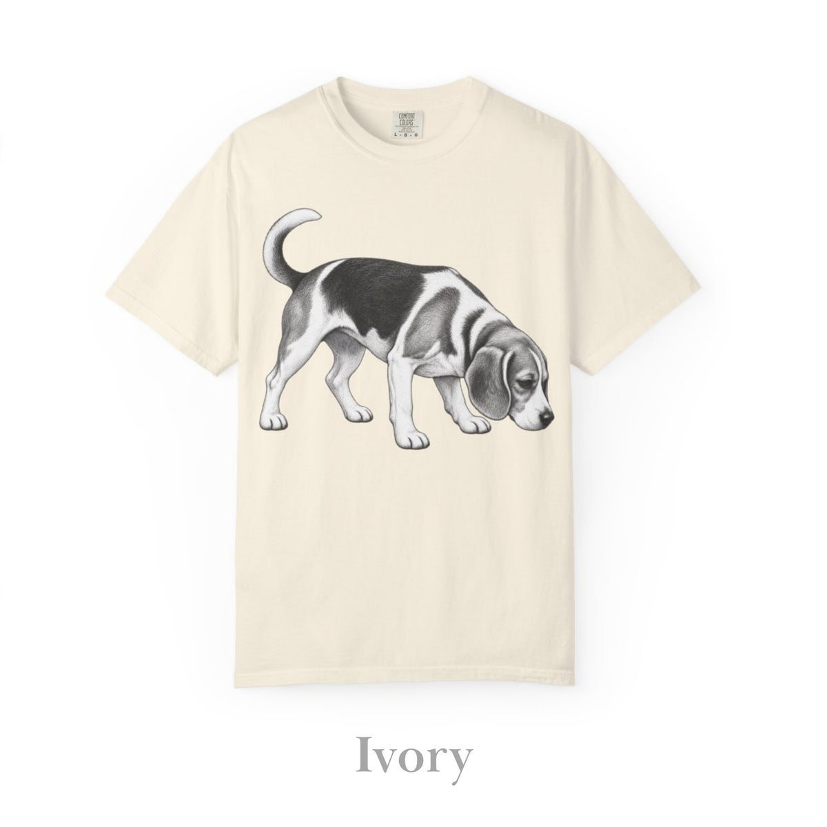 Beagle, Illustrated Unisex T-Shirt | Exceptional Comfort