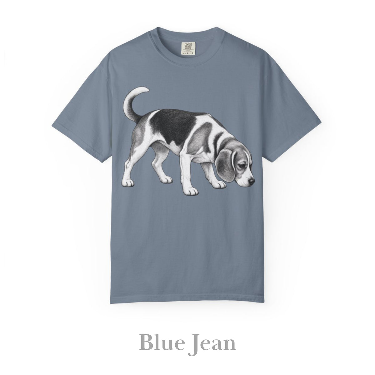 Beagle, Illustrated Unisex T-Shirt | Exceptional Comfort