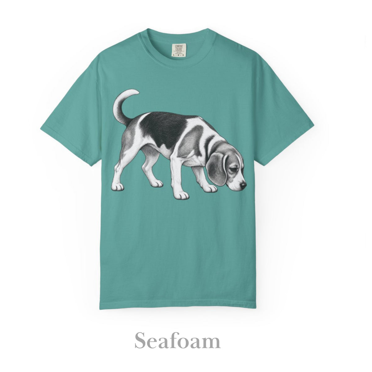 Beagle, Illustrated Unisex T-Shirt | Exceptional Comfort