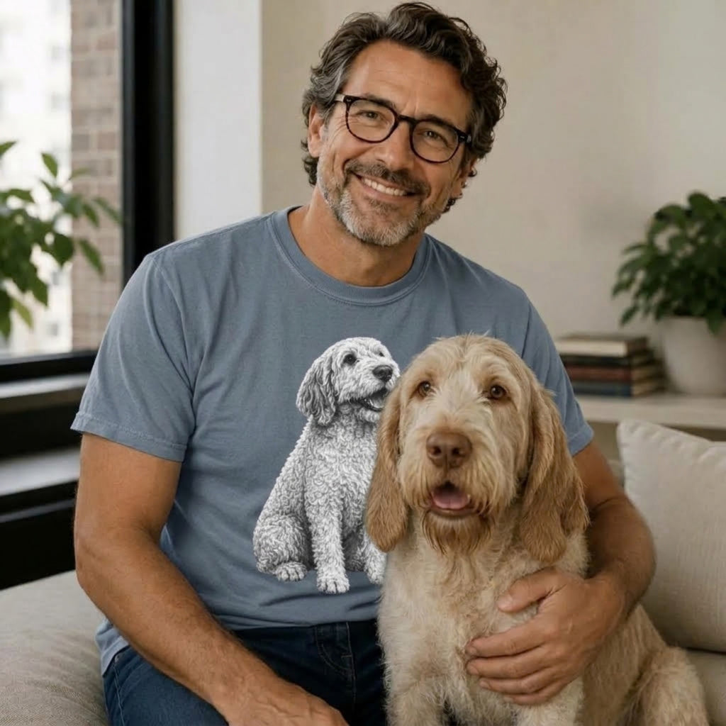 Italiano Spinone, Illustrated Unisex T-Shirt | Exceptional Comfort