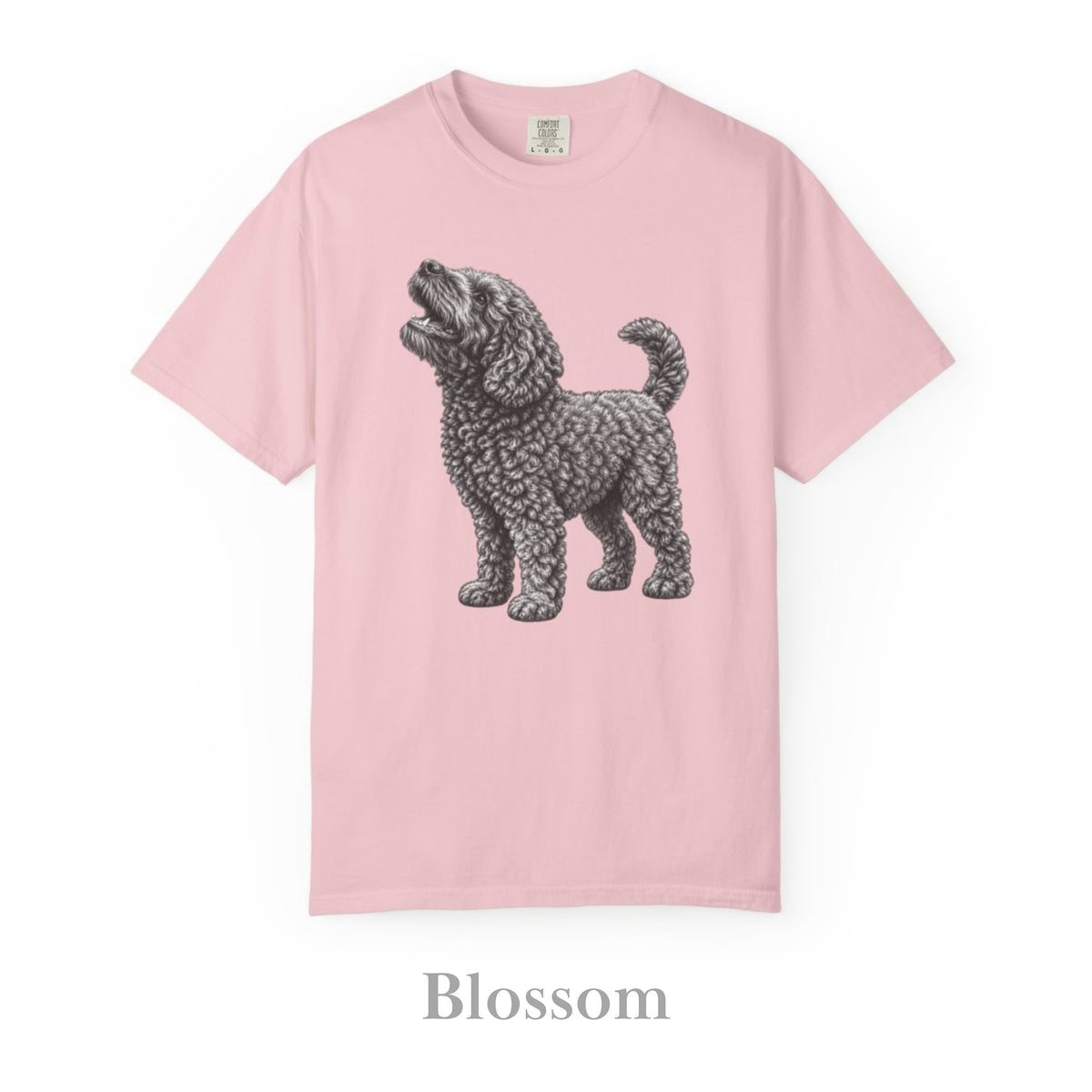 Barbet Dog , Illustrated Unisex T-Shirt | Exceptional Comfort